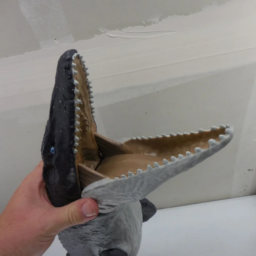 Jurassic World Mosasaurus Action Figure Mattel 2020 HNJ56 Grey Dinosaur Toy 28